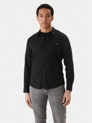 Calvin Klein Jeans Koszula LV04RF121G Czarny Regular Fit. Czarne koszule Calvin Klein Jeans, m, bez wzorów, z jeansu, bez kołnierzyka, bez ramiączek. Za 408.99 zł.