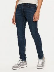 Pepe Jeans Jeansy PM207387 Granatowy Skinny Fit. Niebieskie jeansy Pepe Jeans, m. Za 269.99 zł.
