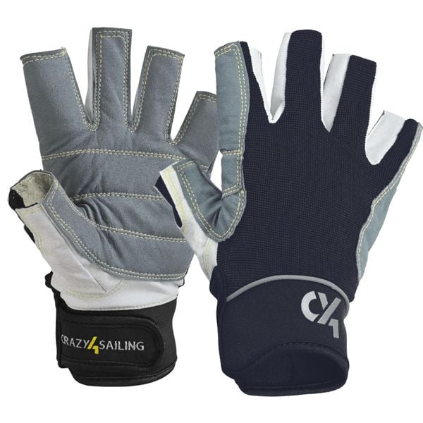 Rękawice Racing L Rękawiczki Żeglarskie C4S. Czarne rękawiczki CRAZY4SAILING, bez wzorów. Za 117.30 zł.
