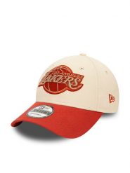 New Era Czapka z daszkiem Colour Block 9Forty 60565365 Beżowy. Brązowe czapki z daszkiem New Era, bez wzorów, z materiału. Za 79.99 zł.