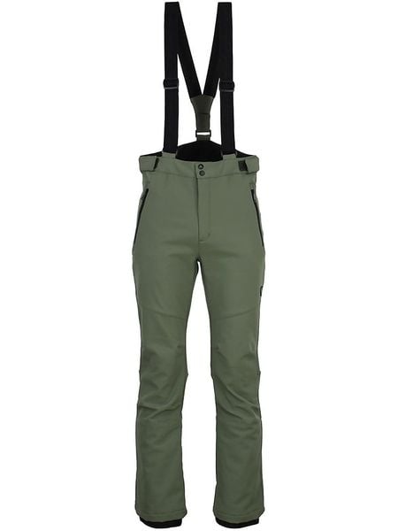 Peak Mountain Spodnie narciarskie "Ceprim" w kolorze khaki rozmiar: XXL. Brązowe spodnie narciarskie i snowboardowe Peak Mountain, m, bez wzorów, narciarskie. Za 327.87 zł.