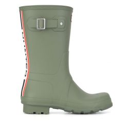 Kalosze Hunter. Brązowe śniegowce Hunter, bez zapięcia. Za 399.99 zł.