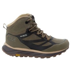 Buty trekkingowe męskie Jack Wolfskin Terraventure Texapore Mid. Brązowe buty trekkingowe Jack Wolfskin, na wiosnę, bez wzorów, bez zapięcia. Za 479.99 zł.