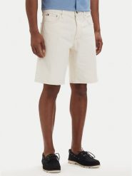 Tommy Hilfiger Szorty jeansowe Dover Washed MW0MW42556 Kremowy Regular Fit. Białe szorty Tommy Hilfiger, m, bez wzorów, z bawełny. Za 369.99 zł.