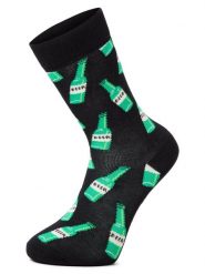 Happy Socks Skarpety Mężczyźni czarny|zielony, 36-40. Czarne skarpety Happy Socks, bez wzorów, z dzianiny. Za 49.95 zł.