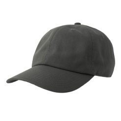 6panelowa Czapka Z Daszkiem Unisex Dla Dorosłych. Czarne czapki z daszkiem ATLANTIS, bez wzorów, z bawełny. Za 64.99 zł.
