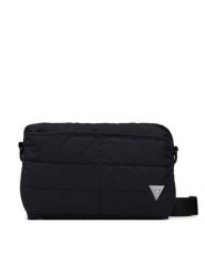 Guess Saszetka H6GZ07 WO960 Czarny. Czarne torby na ramię Guess, z aplikacjami, z materiału, bez dodatków. Za 269.99 zł.