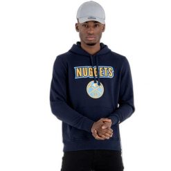 Bluza z kapturem Denver Nuggets NBA. Niebieskie bluzy z kapturem New Era, m, bez wzorów, z kapturem. Za 295.00 zł.