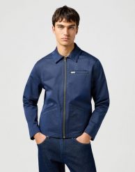WRANGLER MĘSKA KURTKA WRANGLER RODEO UTILITY JACKET NAVY 112362653. Niebieskie kurtki Wrangler, m, bez wzorów, bez kaptura. Za 239.99 zł.