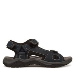 Sandały Bugatti. Niebieskie sandały Bugatti, bez zapięcia. Za 229.99 zł.