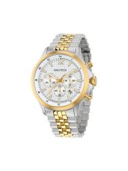 Nautica Zegarek Blueocean Chronograph NAPBOF408 Srebrny. Szare, analogowe zegarki Nautica, srebrne. Za 1,149.00 zł.
