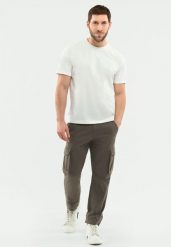 Spodnie bojówki, Comfort Fit, R-HAMPTER. Zielone joggery i bojówki Volcano, m, bez wzorów, z bawełny. Za 229.99 zł.