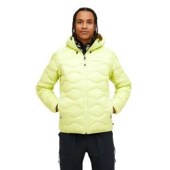 Kurtka Peak Performance puchowa męska Helium Down Hood Jacket żółta - M. Żółte kurtki Peak Performance, m, bez wzorów, z puchu, bez kaptura. Za 1,199.00 zł.