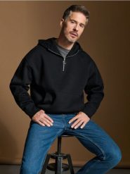 Bluza z kapturem - czarny. Czarne bluzy z kapturem Sinsay, l, bez wzorów, z kapturem. Za 59.99 zł.