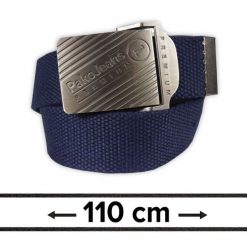 Pasek Materiałowy, Militarny Granatowy 110 cm Solidny, Klamra Zamykana Manualnie -Pako Jeans. Niebieskie paski Pako Jeans, bez wzorów, z jeansu, klasyczne. Za 49.00 zł.