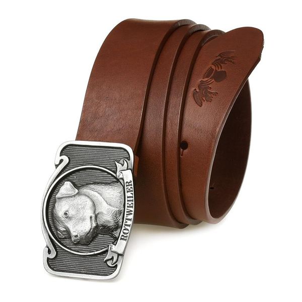 Pasek skórzany BELTIMORE r.120-135 cm W24 brązowy. Brązowe paski bez wzorów. Za 74.90 zł.