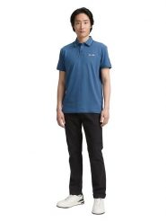 Tom Tailor Koszulka polo w kolorze niebieskim rozmiar: M. Niebieskie koszulki polo Tom Tailor, m, bez wzorów, z bawełny, bez kołnierzyka, bez ramiączek. Za 65.69 zł.