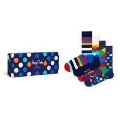 Skarpetki Happy Socks Multi-color Kolorowe Giftbox 4-pack. Skarpety Happy Socks, bez wzorów, z bawełny. Za 168.25 zł.