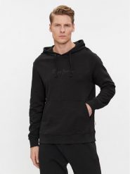 Pepe Jeans Bluza Joe Hoodie PM582573 Czarny Regular Fit. Czarne bluzy Pepe Jeans, m, bez wzorów, z bawełny, bez kaptura. Za 349.99 zł.