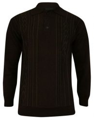 Sweter Brązowy, z Kołnierzykiem, Góra Rozpinana na Guziki, w Romby -ELKJAER- Męski. Brązowe swetry rozpinane Elkjaer, l, bez wzorów, z wełny, bez kołnierzyka, bez ramiączek. Za 187.00 zł.