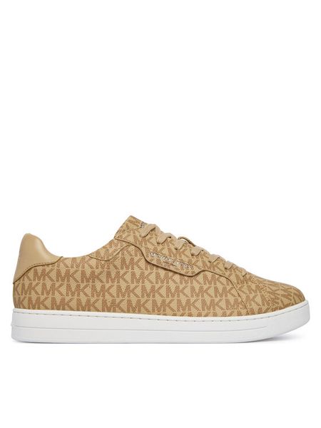 MICHAEL Michael Kors Sneakersy 42S4KEFS1B Beżowy. Brązowe buty sportowe casual MICHAEL Michael Kors, bez wzorów, ze skóry, bez zapięcia. Za 679.99 zł.