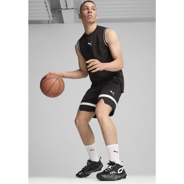 Buty do koszykówki unisex Genetics Speckle PUMA Black White. Białe buty do koszykówki Puma, bez zapięcia, do koszykówki. Za 309.99 zł.