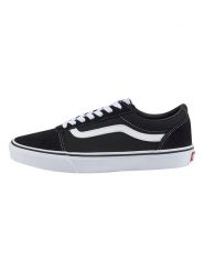 Vans Sneakersy "Ward" w kolorze czarno-białym rozmiar: 43. Czarne buty sportowe casual Vans, bez wzorów, z materiału, bez zapięcia. Za 267.92 zł.
