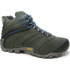 MERRELL Buty męskie Chameleon II Wtpf Mid Leather zielone r. 44.5 (J09377). Buty trekkingowe marki Merrell. Za 448.00 zł.