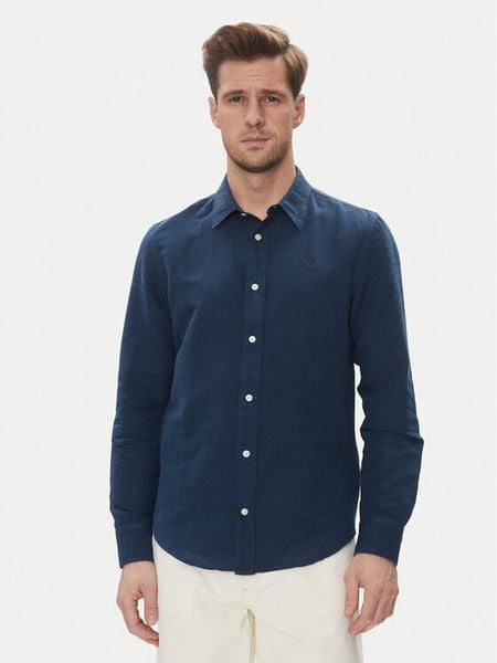 Lee Koszula Patch 112364107 Niebieski Regular Fit. Niebieskie koszule Lee, m, bez wzorów, z bawełny, bez kołnierzyka, bez ramiączek. Za 169.00 zł.