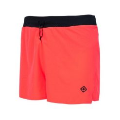Krótkie spodenki sportowe z wbudowanymi spodenkami Slim Izas LOIRA M dla mężczyz. Czerwone krótkie spodenki sportowe Izas, m, bez wzorów, z materiału. Za 173.87 zł.
