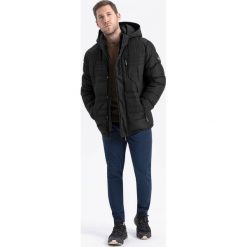 Zimowa kurtka męska J-HOST. Czarne kurtki Volcano, na jesień, m, bez wzorów, z materiału, bez kaptura. Za 359.99 zł.