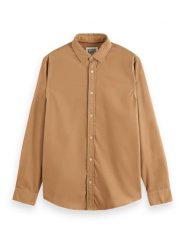 Scotch & Soda Koszula w kolorze karmelowym rozmiar: L. Brązowe koszule Scotch & Soda, l, bez wzorów, z bawełny, bez kołnierzyka, bez ramiączek. Za 172.49 zł.
