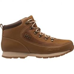 Buty trekkingowe męskie Helly Hansen The Forester. Brązowe trekkingi Helly Hansen, bez wzorów, z materiału, bez zapięcia. Za 725.00 zł.