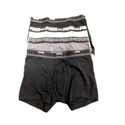 Bokserki Sportowe Męskie Puma Basic Brand Elastic 4-Pack. Bokserki Puma, m, bez wzorów. Za 188.99 zł.