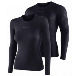 Podkoszulek z długim rękawem Brubeck Base Layer Ultra Light 3D. Szare podkoszulki Brubeck, l, bez wzorów, z poliamidu, bez ramiączek. Za 129.99 zł.