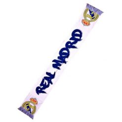 Real Madryt szalik kibica Knitted Scarf 32ND RM4BUF32 wielokolorowy. Białe szaliki REAL MADRID, bez wzorów. Za 99.00 zł.