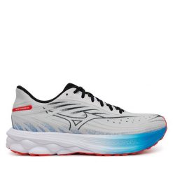 Buty do biegania Mizuno. Białe buty do biegania Mizuno, bez wzorów, bez zapięcia, do biegania. Za 439.99 zł.