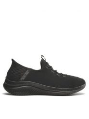 Skechers Sneakersy Right Away 232452/BBK Czarny. Czarne buty sportowe casual Skechers, bez wzorów, z materiału, bez zapięcia. Za 349.99 zł.