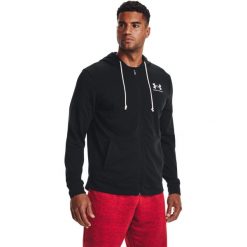 Bluza z kapturem Under Armour Rival Terry, Mężczyźni. Białe bluzy z kapturem Under Armour, m, bez wzorów, z bawełny, z kapturem. Za 390.00 zł.