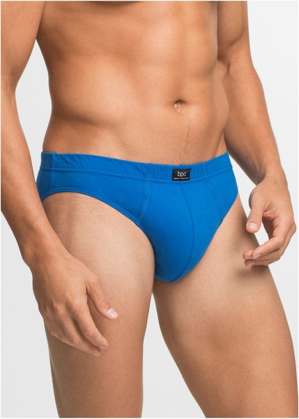 Slipy z miękkiej bawełny (10 par). Szare slipki bonprix, l, bez wzorów, z bawełny. Za 137.99 zł.