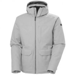 Kurtka trekkingowa męska Helly Hansen Chill 3.0. Szare kurtki Helly Hansen, na zimę, m, bez wzorów, z materiału, z kapturem. Za 959.20 zł.
