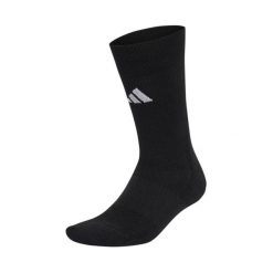 Skarpety adidas Football Crew Performance Socks Cushioned. Czarne skarpety Adidas, bez wzorów, z bawełny. Za 50.99 zł.