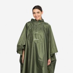 Poncho z miejscem na plecak Vesper Backpack. Zielone kurtki przeciwdeszczowe Viking, l, bez wzorów, bez kaptura. Za 198.99 zł.