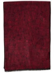GRAAF Szalik męski Mężczyźni wiskoza czerwony|czarny wzorzysty, ONE SIZE. Czarne szaliki GRAAF, bez wzorów, z wiskozy. Za 179.95 zł.