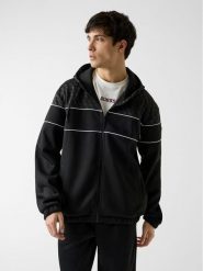 Guess Bluza 180803 Czarny Classic Fit. Czarne bluzy Guess, m, z aplikacjami, bez kaptura. Za 479.99 zł.