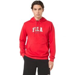 Bluza męska Fila Rifredi. Czerwone bluzy Fila, m, bez wzorów, z bawełny, bez kaptura. Za 194.99 zł.
