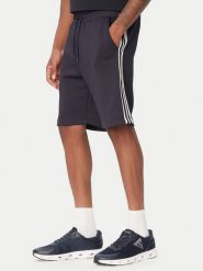 Guess Szorty sportowe Z6YD05 K5008 Granatowy Regular Fit. Niebieskie krótkie spodenki sportowe Guess, m, z aplikacjami, z syntetyku. Za 344.99 zł.