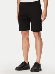 BOSS Szorty sportowe JT_Globe 50558970 Czarny Regular Fit. Czarne krótkie spodenki sportowe Boss, m, bez wzorów, z bawełny. Za 599.99 zł.