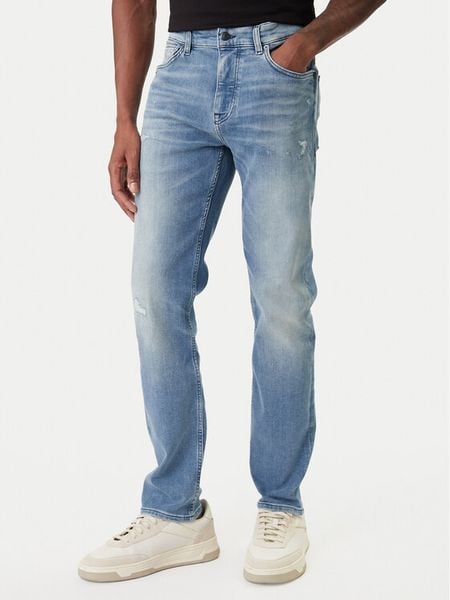 BOSS Jeansy Delaware 50559615 Niebieski Slim Fit. Niebieskie jeansy Boss, m. Za 669.99 zł.
