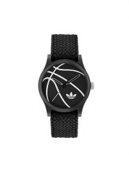 Adidas Zegarek Game One AOSY25024 Czarny. Czarne, analogowe zegarki Adidas. Za 379.99 zł.